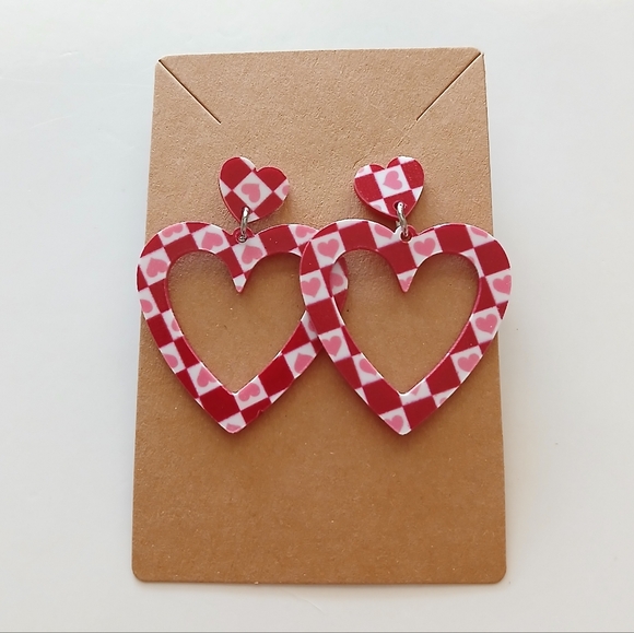 Fashion Jewelry Jewelry - Fashion Jewelry Red Heart Earrings